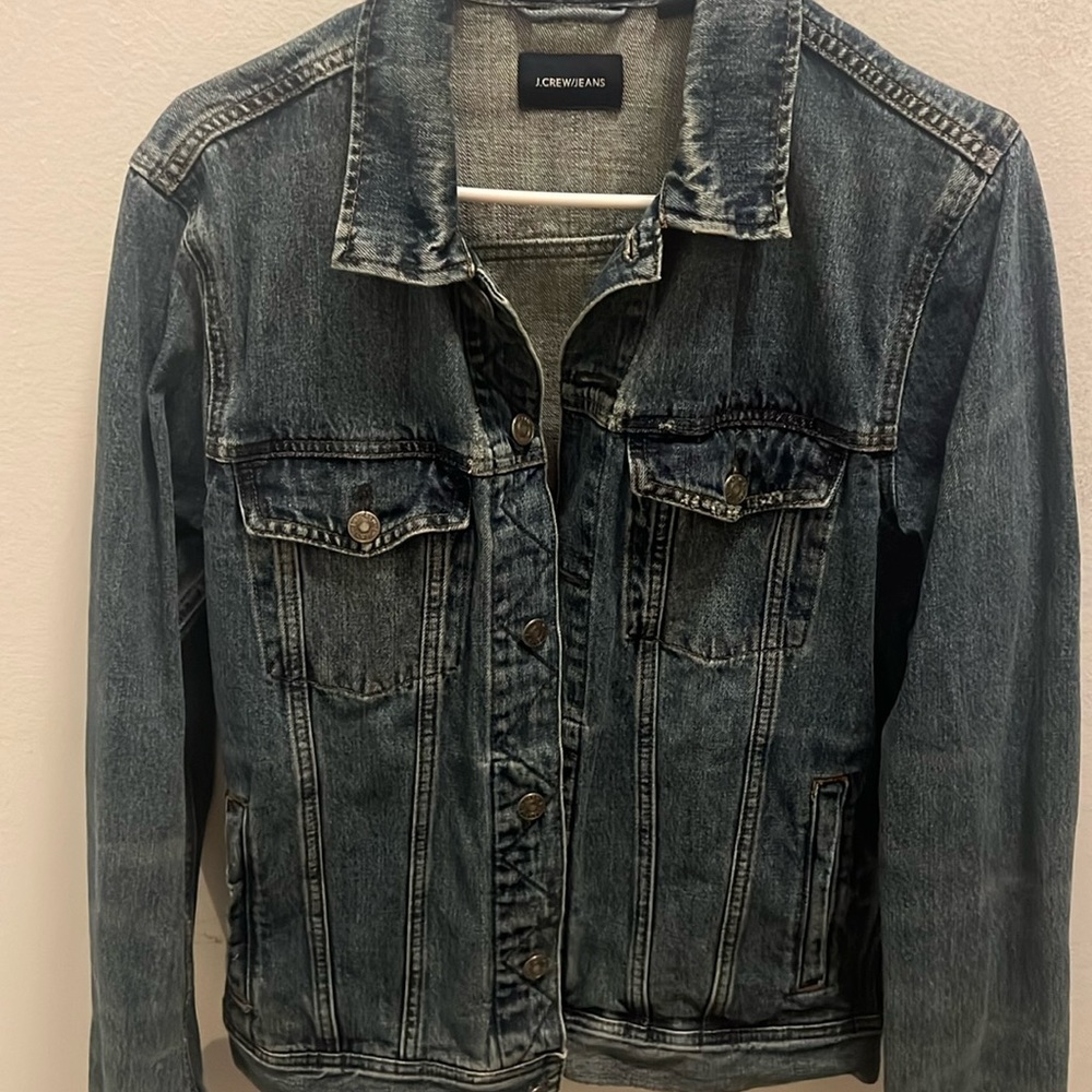Classic J.Crew Dark Wash Jean Jacket